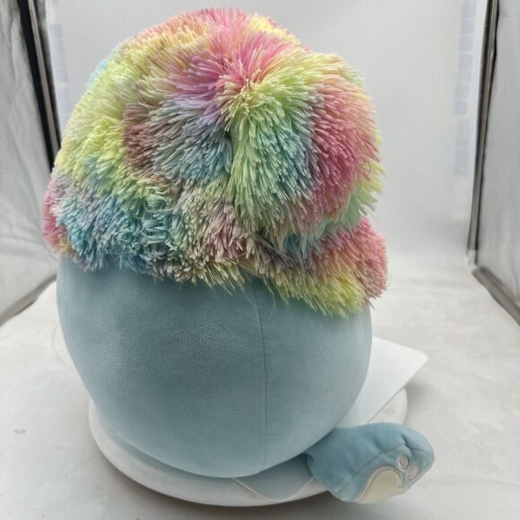 Squishmallow 16" Zozo the Blue Pastel and Rainbow Hair Bigfoot - Picture 4 of 7
